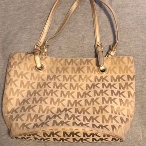 Gold Michael Kors Bag